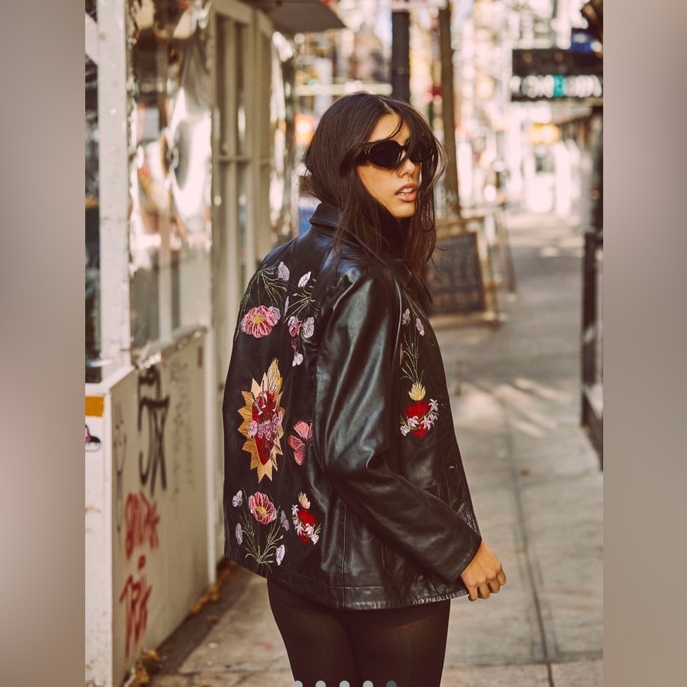 Free People Juliette Leather Jacket - Picture 9 of 12